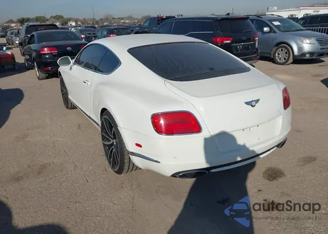 2013 Bentley Continental Gt Speed z USA, uszkodzony, nr VIN SCBFC7ZA9DC083408